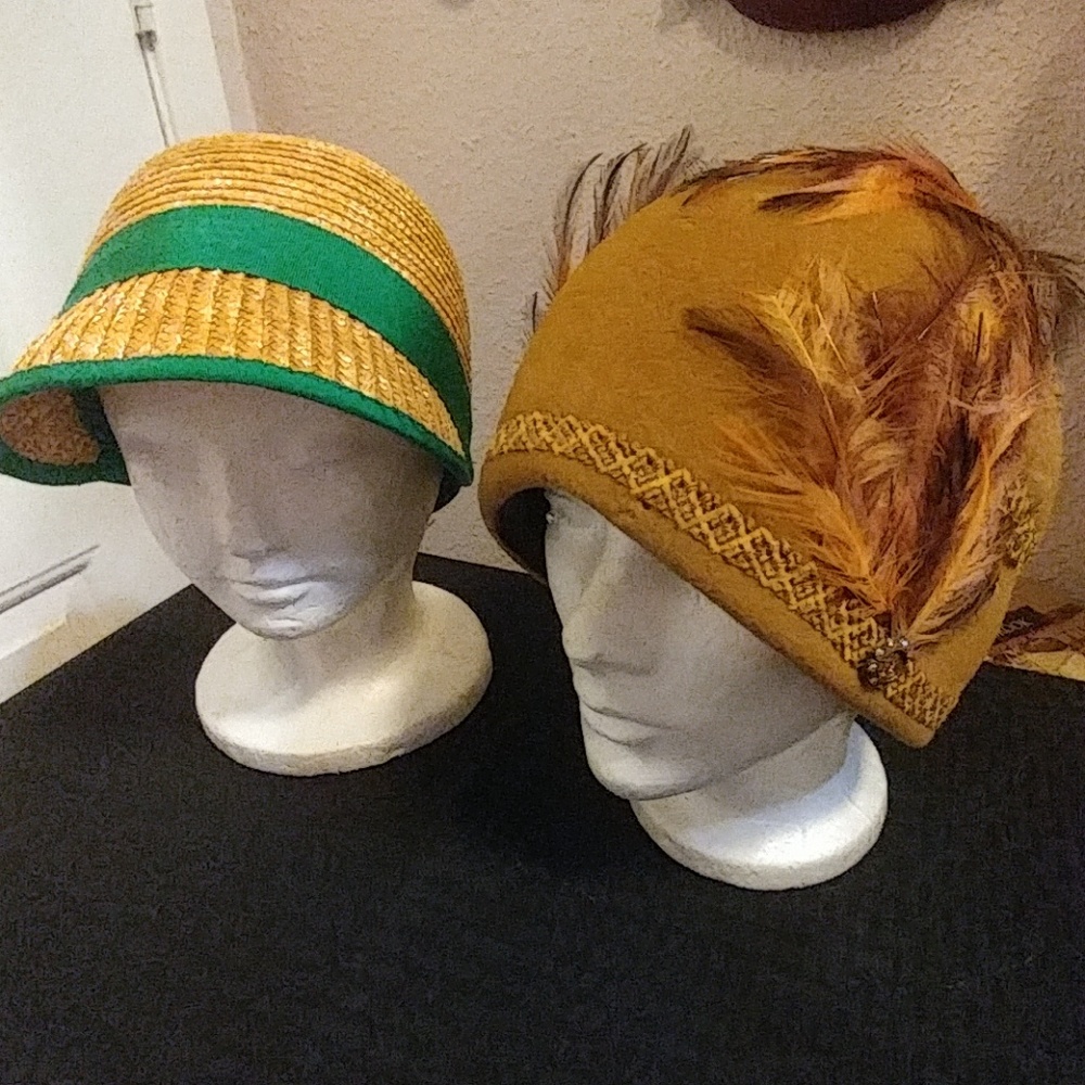 Two lovely cloche hats